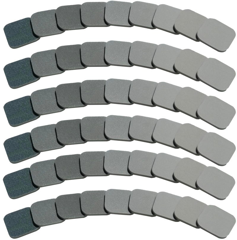 Tonmp 54 PCS 2 x 2 Soft Touch Sanding Pads, Mesh Sanding Polishing Pads Hand Sander Blocking from 320 to 3500 Grits Sander Sponge for Plastic Sanding Acrylic Materials (54 Pack) - Image 1