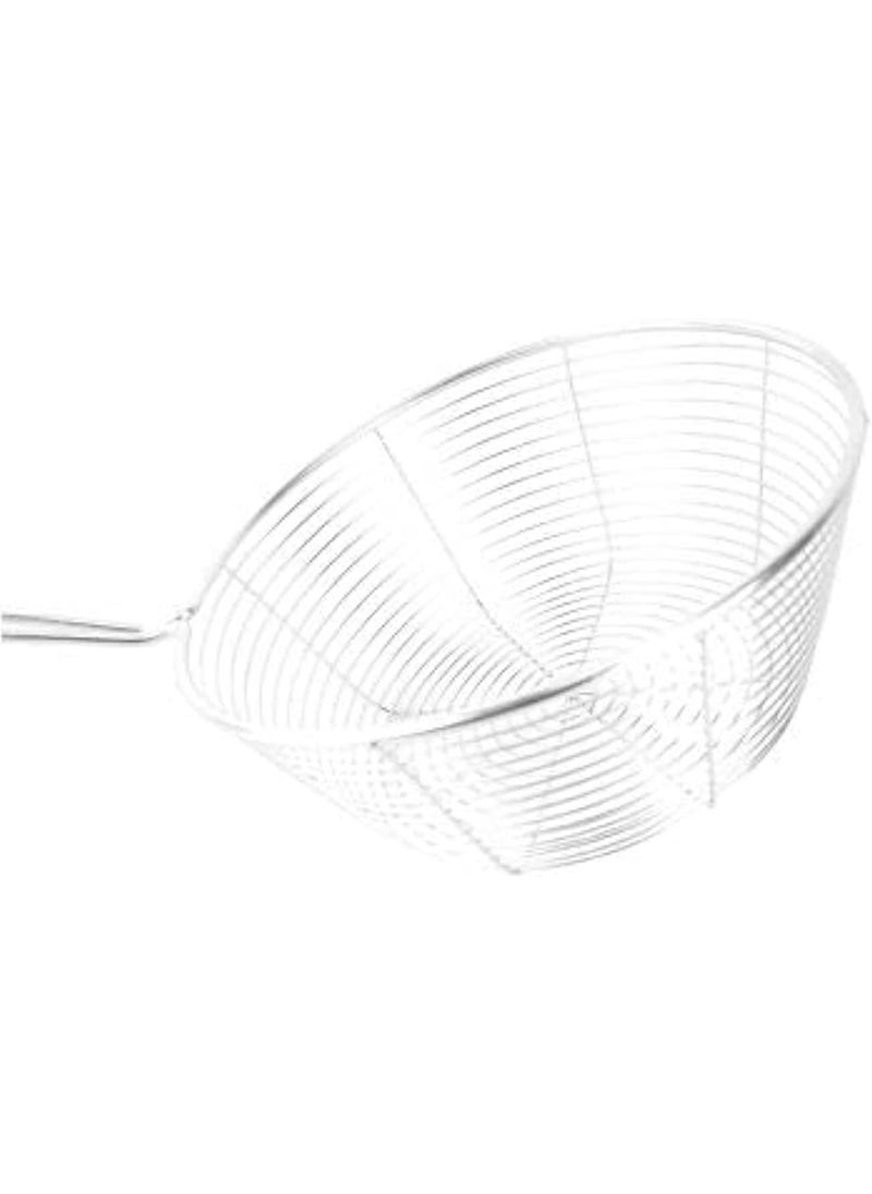 CLASSYTOUCH - Spider Net Oil Fry Strainer Silver/Yellow 48x16x14cm - Image 1