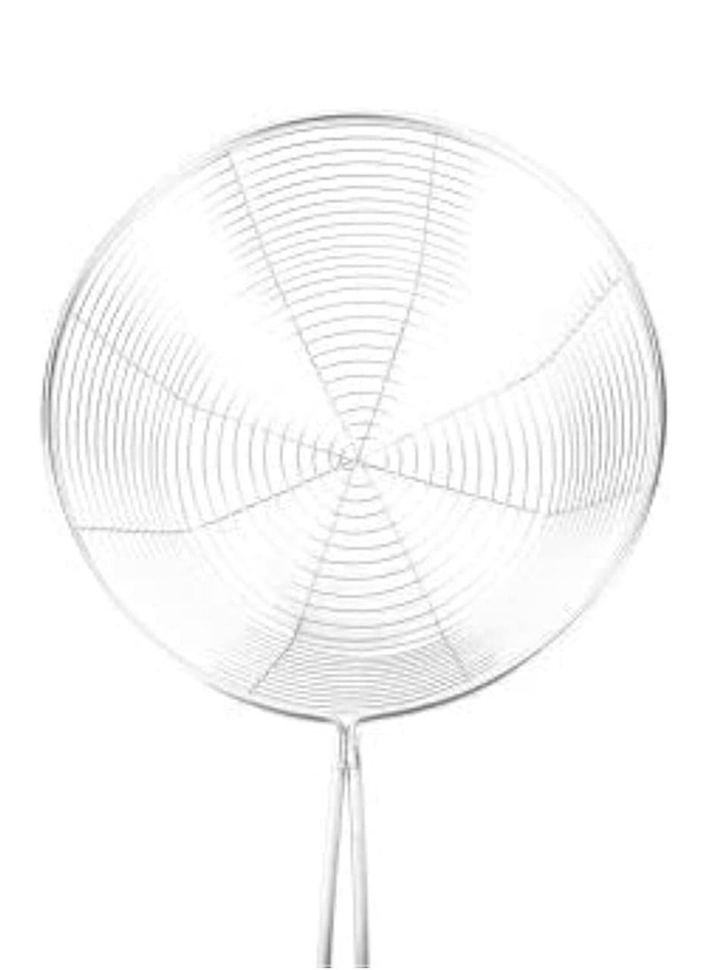 CLASSYTOUCH - Spider Net Oil Fry Strainer Silver/Yellow 48x16x14cm - Image 1