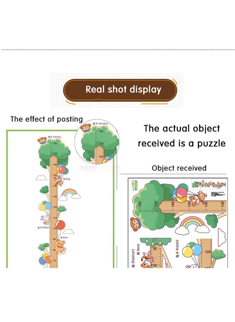 Gonice - Wall Sticker Kids Height Chart Baby Growth Chart,Measuring Height Ruler Baby Kids Height Chart Forest Animals Wall Decor With Animal Style For Bedroom Kindergarten Baby Room - Image 1