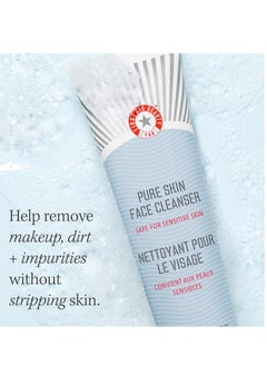 First Aid Beauty - Pure Skin Face Cleanser, Effectively Removes Makeup, Dirt, and Impurities, Gentle Cleanser Leaves Skin Soft & Supple, Safe for Sensitive Skin, Fragrance Free, 5 oz - pzsku/ZBDF8653F9420B0D14D00Z/45/_/1733556136/80945211-ccd9-4a8b-8a36-eac89ed3d93b