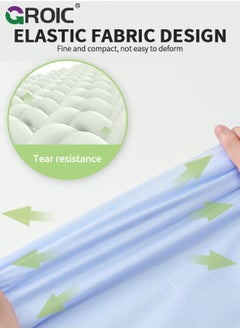 GROIC Disposable Bed Sheets with Flat Sheet,Quilt Cover,and 2 pillow cases,Disposable Fitted Sheets Travel Bedding Cover for Hotel, Disposable Travel Sheet with Quilt Cover and Pillowcase for Travel  - Image 5