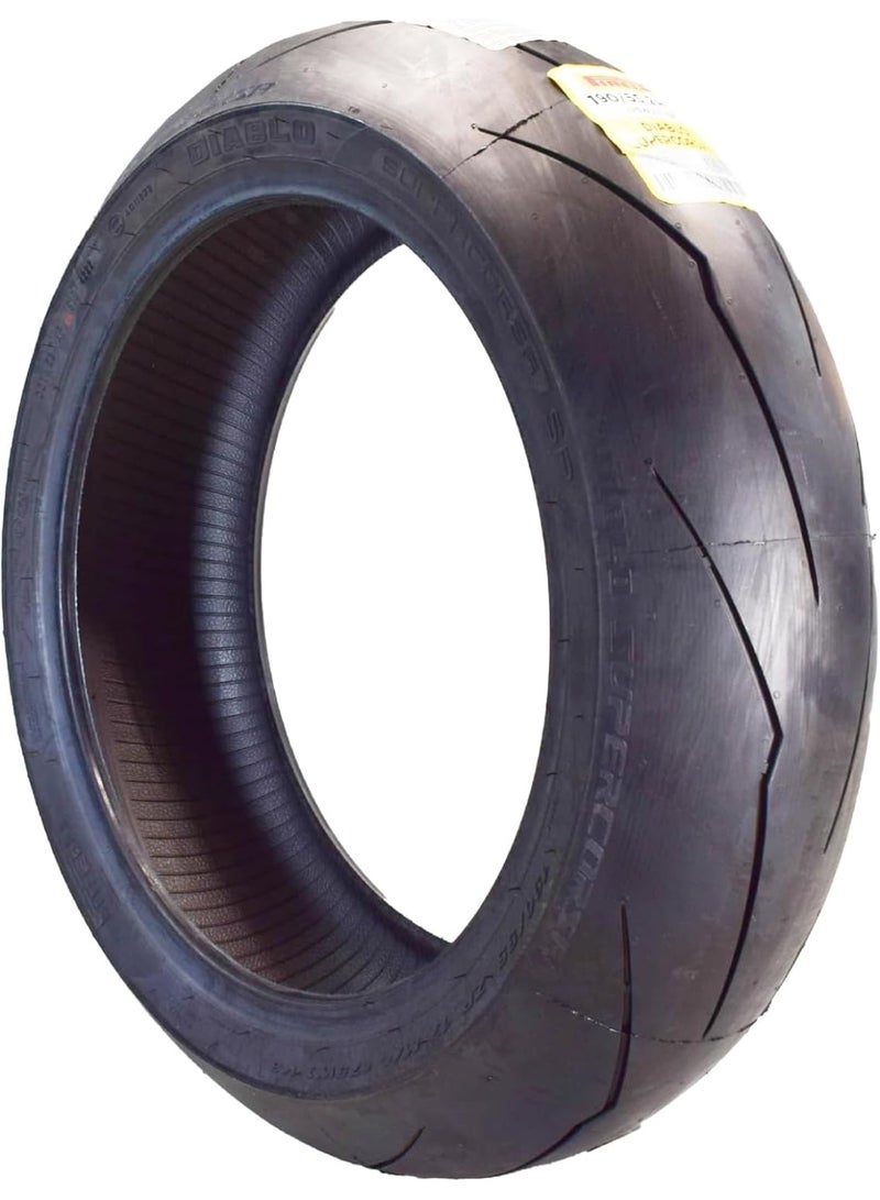 بيريلي إطار Pirelli ديابلو روسو IV كورسا خلفي للدراجات النارية 190/55 ZR17 (75W) بدون أنبوب – سبور راديال - Image 2