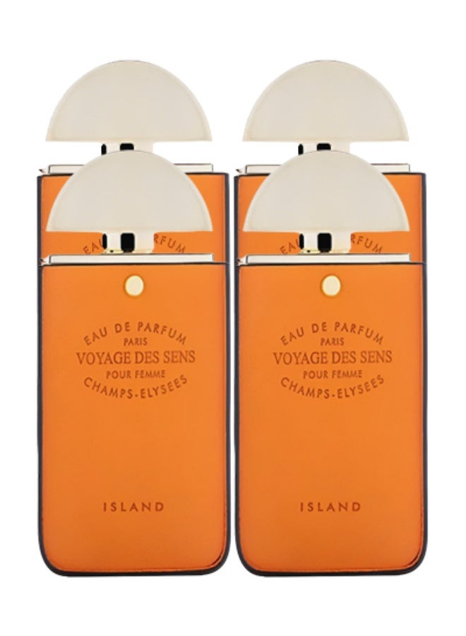 Faan 4 Pieces Voyage Des Sens Island Perfume For Women 100ml EDP - Image 1
