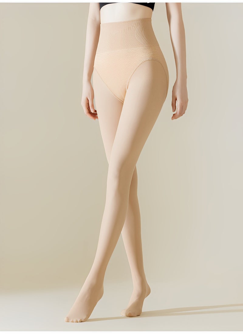 Women's Pantyhose High Waist Seamless Pantyhose Comfortable Lightweight Pantyhose Suitable for 5-15℃