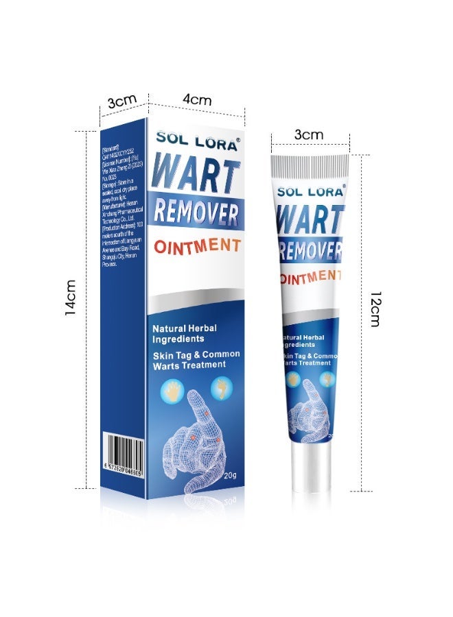 SOL LORA 3-Pack Wart Remover Ointment 20g Natural Herbal Ingredients for Skin Tags Warts Acne Spots & Scar Care - Image 5