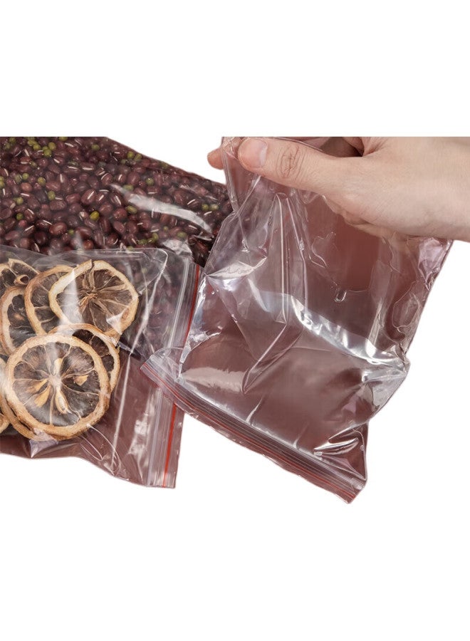 Deli Food Storage Bags, Size 6, 16*12Cm, Waterproof, Dustproof, Fresh-Keeping, Pe Transparent, 100 Pieces, 3025 - Image 1