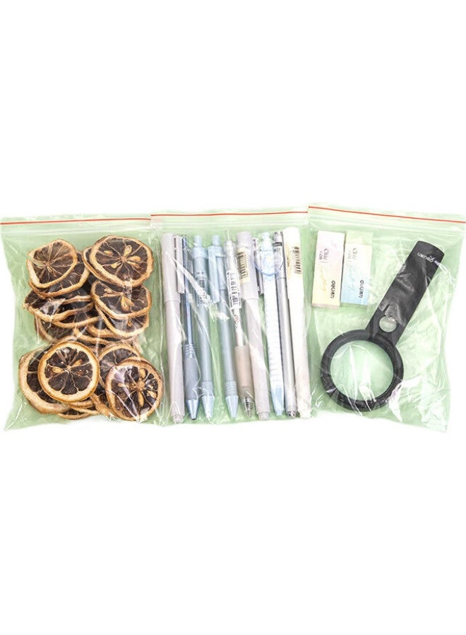 Deli Food Storage Bags, Size 6, 16*12Cm, Waterproof, Dustproof, Fresh-Keeping, Pe Transparent, 100 Pieces, 3025 - Image 3