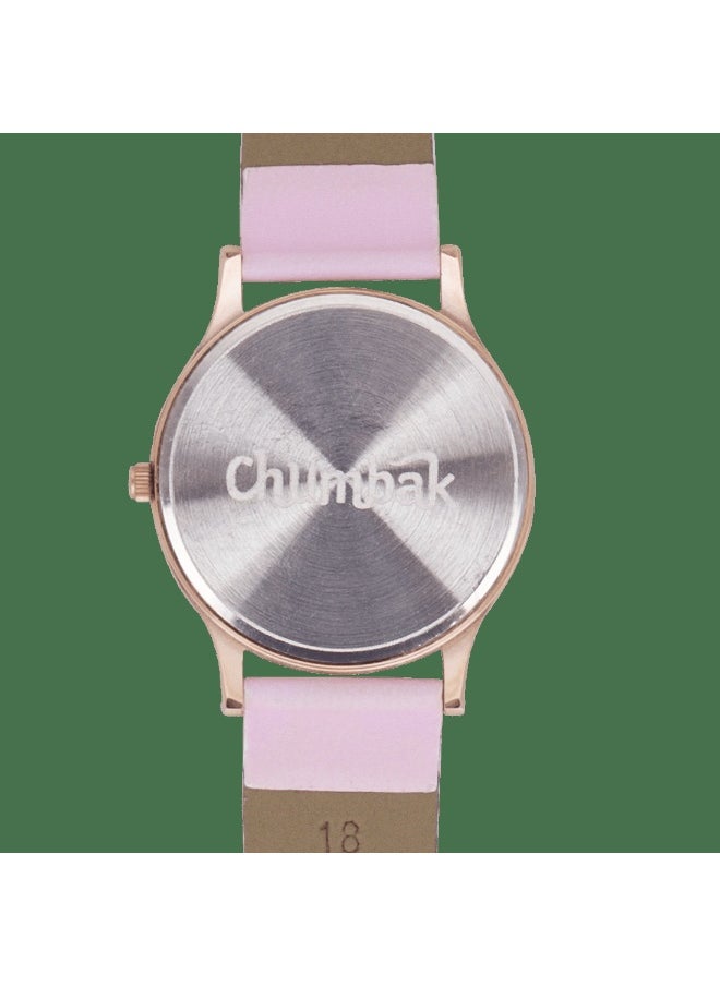 تشامباك ساعة يد نسائية من Chumbak Rose Garden - وردي  - Image 5