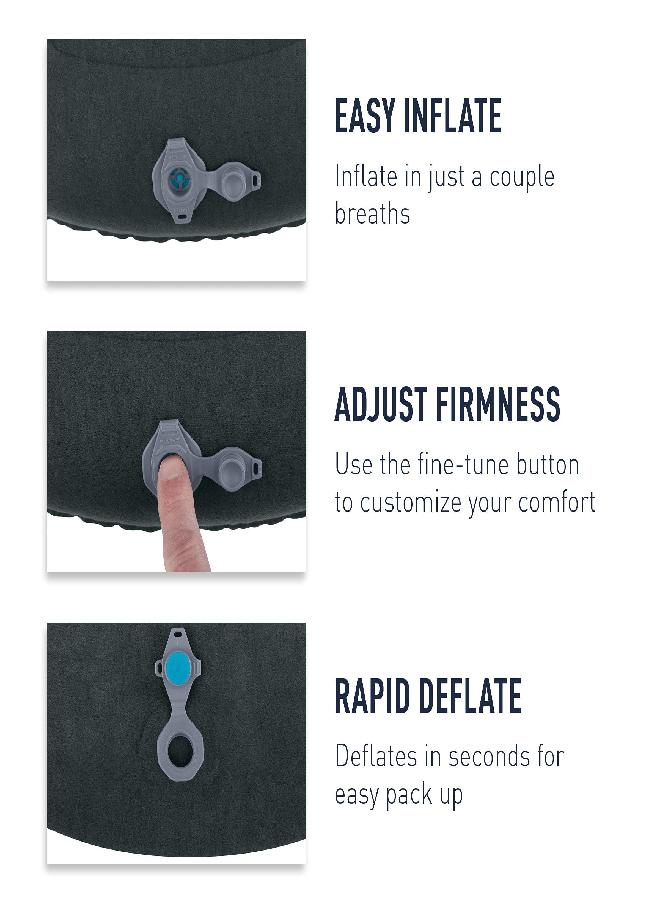 SEA TO SUMMIT To Summit Aeros Ultralight Inflatable Camping And Travel Pillow, Deluxe (22 X 14), Aqua - Image 3
