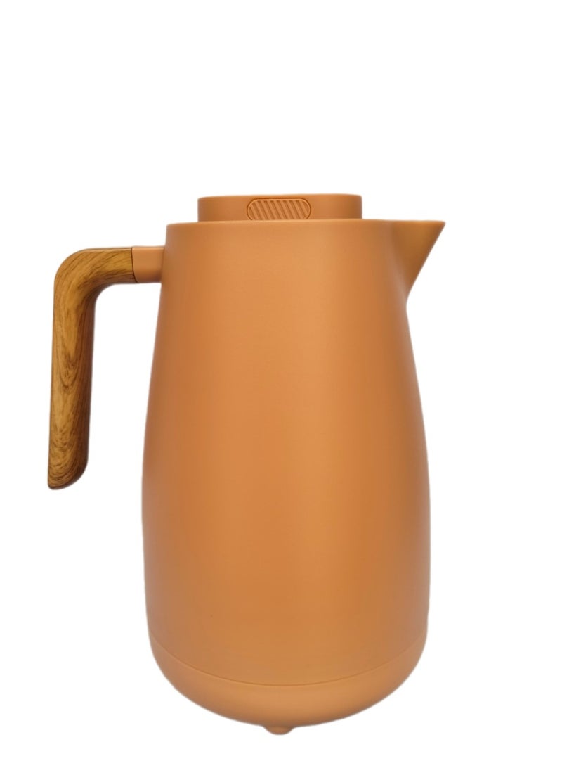 Oxford thermos with beige wooden handle OXF 92 - Image 2
