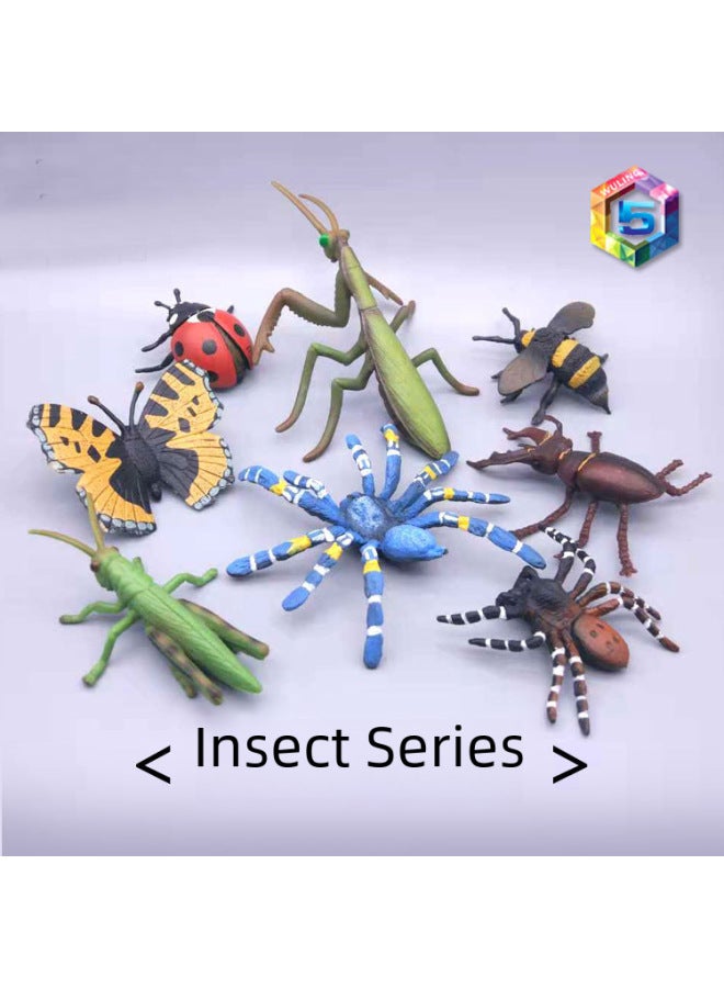 Simulation Animal Insect Model Cognitive Toy Spider Butterfly Bee Cockroach Caterpillar And Other Animal Model Toy-Color:Red Butterfly  - Image 2