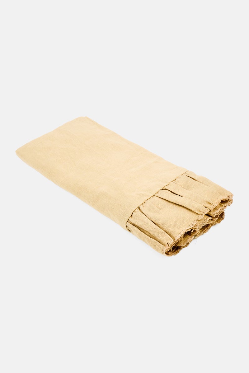 Muy Mucho غطاء وسادة مزخرف 45 x 45 سم، بيج - Image 3