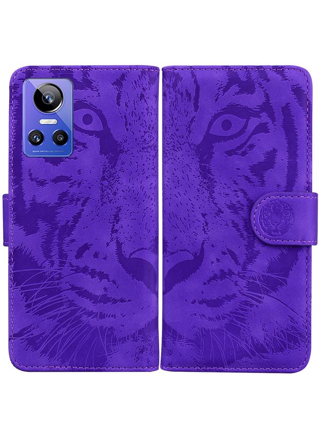 S-TOP Case For OPPO Realme GT Neo3 Tiger Embossing Pattern Leather Phone Case - Image 1