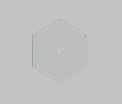 LaserThing Hexagon Quilting Template Set - 6" with 1/4" Seam Allowance - Durable Acrylic Templates for Quilting, Patchwork, Crafting, & Sewing Projects - Clear Templates for Accurate Designing - Image 5