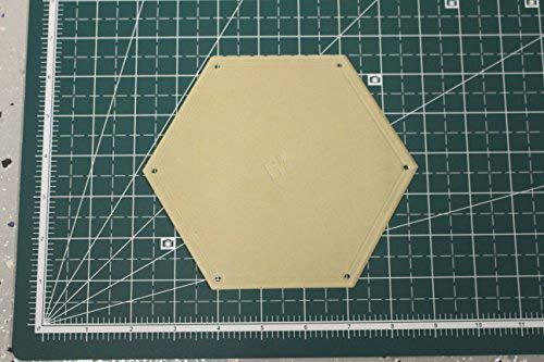 LaserThing Hexagon Quilting Template Set - 6" with 1/4" Seam Allowance - Durable Acrylic Templates for Quilting, Patchwork, Crafting, & Sewing Projects - Clear Templates for Accurate Designing - Image 3