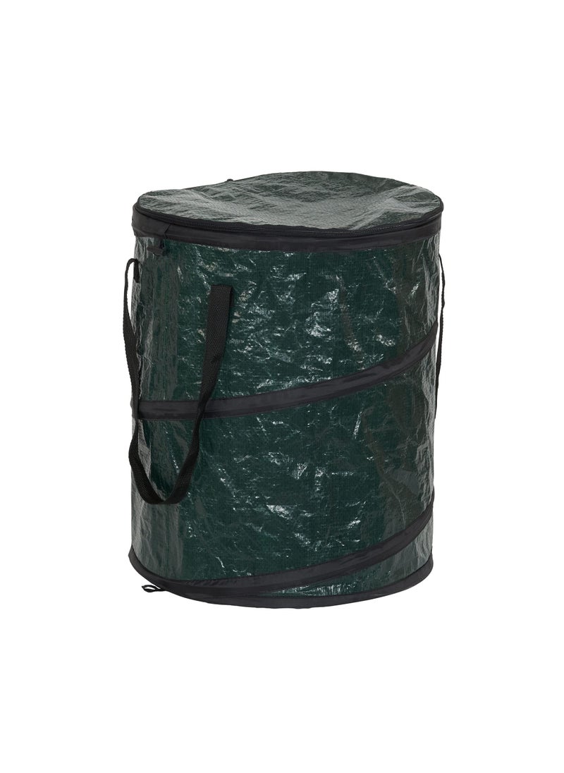Household Essentials Household Essentials Pop Up Hamper Pop Up Camping Trash Can Great for Outdoor or Indoor Use Portable and Collapsible with Zippered Top Green 