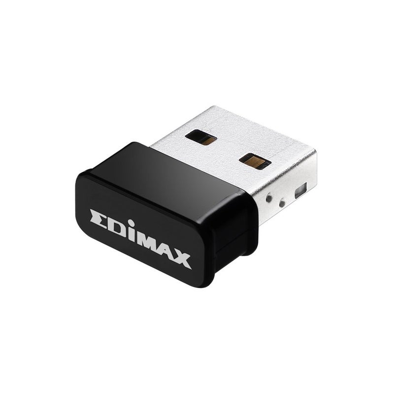 Edimax Wi-Fi 5 Nano 802.11ac AC1200 Dual-Band Adapter for PC, Wireless AC USB Adapter Dongle, Up to 867Mbps (5GHz) / 300Mbps (2.4GHz) Fast Transfer, Win 11 Plug-n-Play, Mac OS, Linux, EW-7822ULC - Image 1