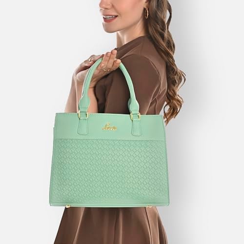Lavie Women's Bot Zeline Solid Satchel Bag for Women | Satchel Handbag for Work | Ladies purse | Stylish Shoulder Bag | Gift for Women - Image 2