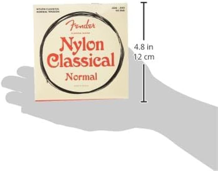 FENDER Fender Nylon Acoustic Strings 100 ClearSilver Tie End 028043  - Image 2