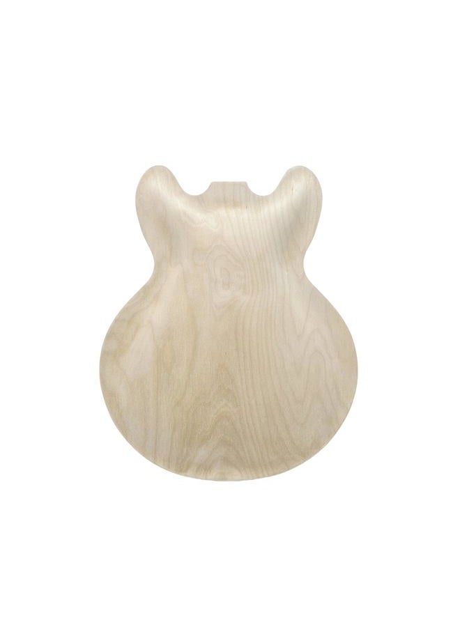 DBL DIY Electric Guitar Kit,Semi-Hollow Body Electric Guitar,with Paulownia Wood Core and Maple Plywood,6 Strings,Build Your Own Guitar - Image 4