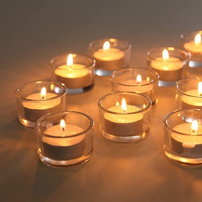 CLEAR GLASS TEALIGHT HOLDER FOR DIWALI CHRISTMAS PACK OF 6 GLASS TEALIGHT HOLDER DIWALI DECORATION DIWALI GIFT DIWALI CANDLE HOLDER TEALIGHT CANDLE HOLDER CANDLE STAND
