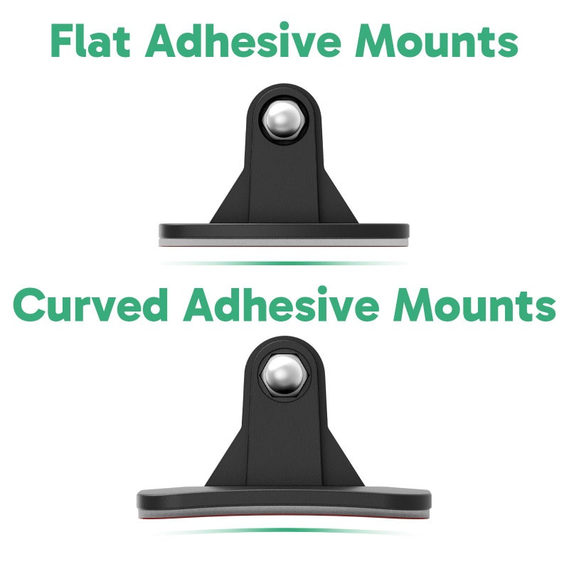 AKASO Adhesive Mount Kit Helmet Sticky Mount Accessory Kit for GoPro Hero13 12 11 10 9, Insta 360 X5 X4 X3, DJI, 360/EK7000/EK7000 Pro/Brave 4/Brave 4 Pro/Brave 7 LE/Brave 7 Action Cameras - Image 2