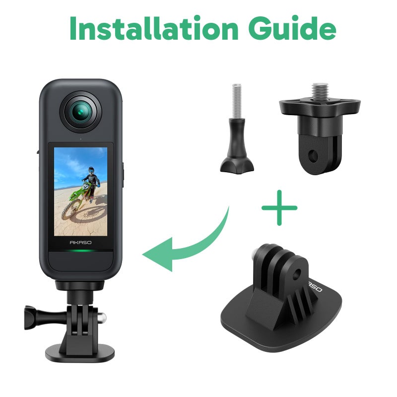 AKASO Adhesive Mount Kit Helmet Sticky Mount Accessory Kit for GoPro Hero13 12 11 10 9, Insta 360 X5 X4 X3, DJI, 360/EK7000/EK7000 Pro/Brave 4/Brave 4 Pro/Brave 7 LE/Brave 7 Action Cameras - Image 3