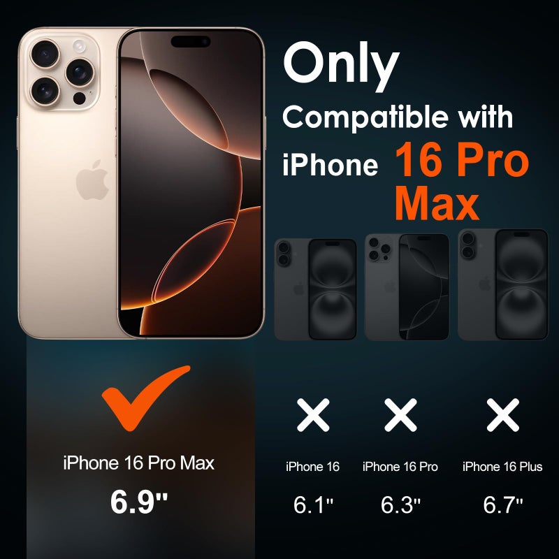 ivoler 2-Pack Tempered Glass for iPhone 16 Pro Max 6.9" Screen Protector with [Alignment Frame], Anti-Scratch, Case Friendly, Transparent HD Clear Film - Image 2