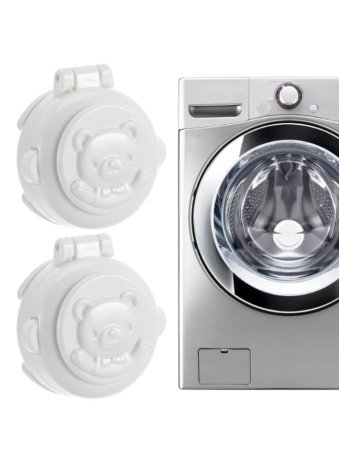 4pcs Protection Cap Child Locks Kids Appliances Stovetop Protector Washing Machine Child Proof Washer Child Lock Stove Knob Guard Button Protective Covers Oven - Image 2