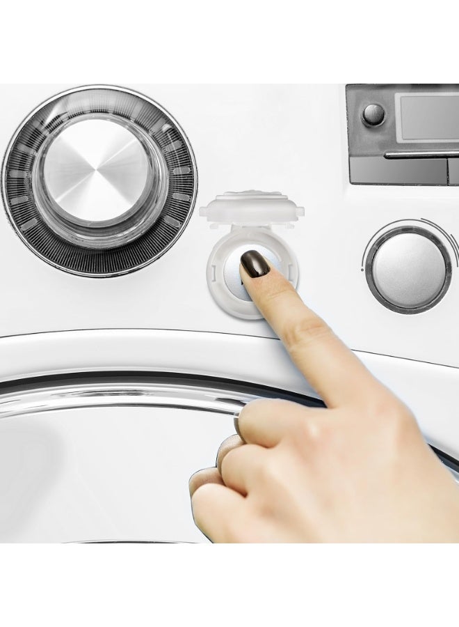 4pcs Protection Cap Child Locks Kids Appliances Stovetop Protector Washing Machine Child Proof Washer Child Lock Stove Knob Guard Button Protective Covers Oven - Image 3