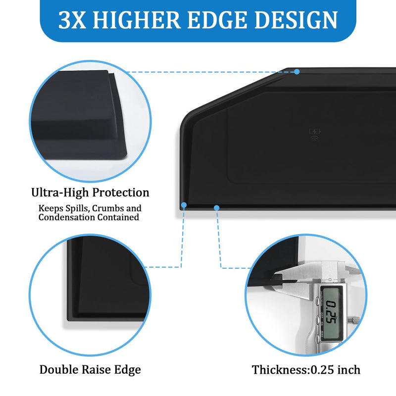 MOCHENT Wireless Charging Protective Mat for Lexus GX550 2024 2025 2026 Accessories, Center Console Non-Slip Silicone Protection Pad for 2024 2025 2026 Lexus GX 550 GX550 Charge Pad - Image 4