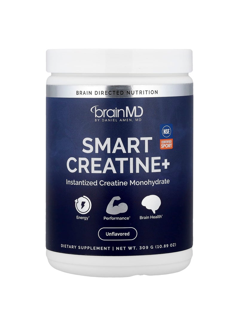 Smart Creatine+, Unflavored, 10.89 oz (309 g)