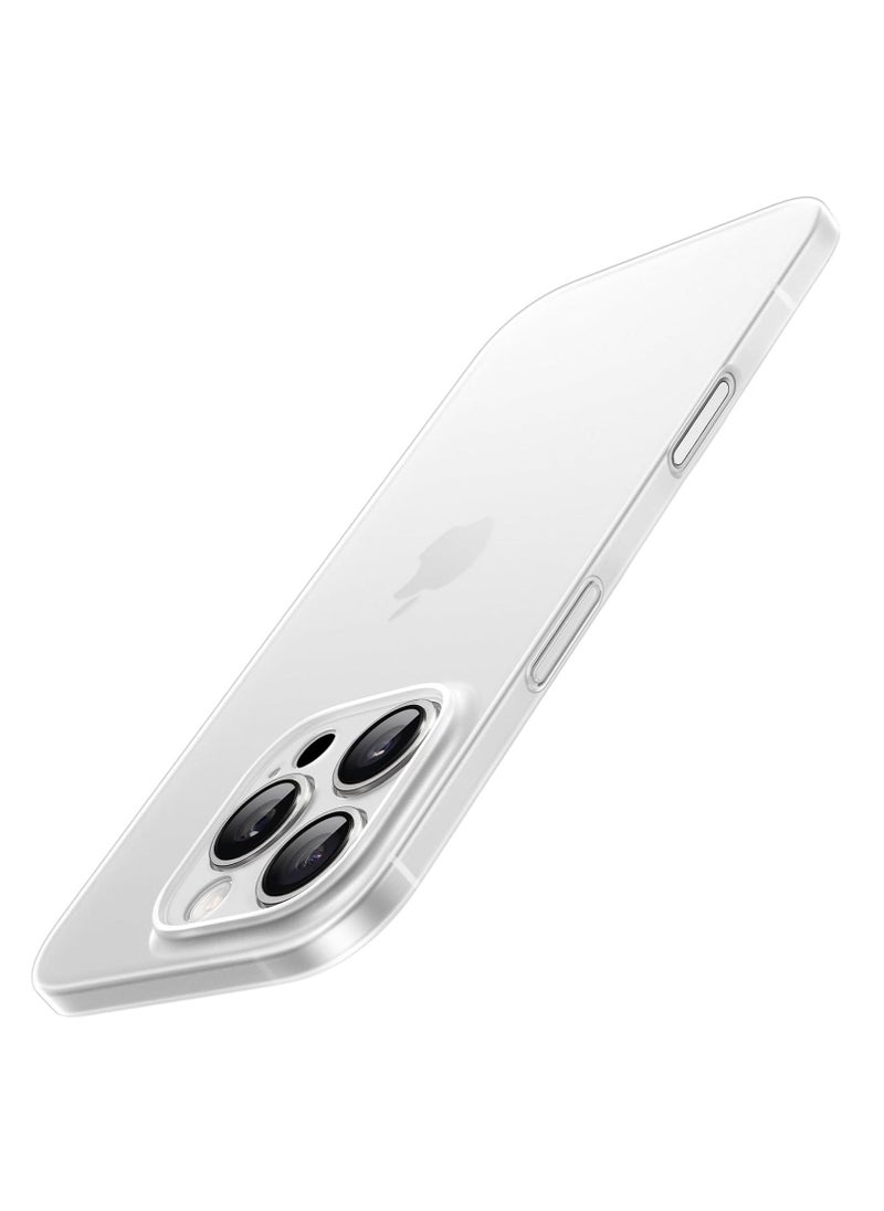 JAJEEK Ultra Slim Case for iPhone 16 Pro 6.3 Inch – 0.35mm Thin Lightweight Matte Finish PP Hard Case, Full Camera Lens Protection, Minimalist Design, Shockproof and Scratch-Resistant, Durable iPhone Cover - Image 1