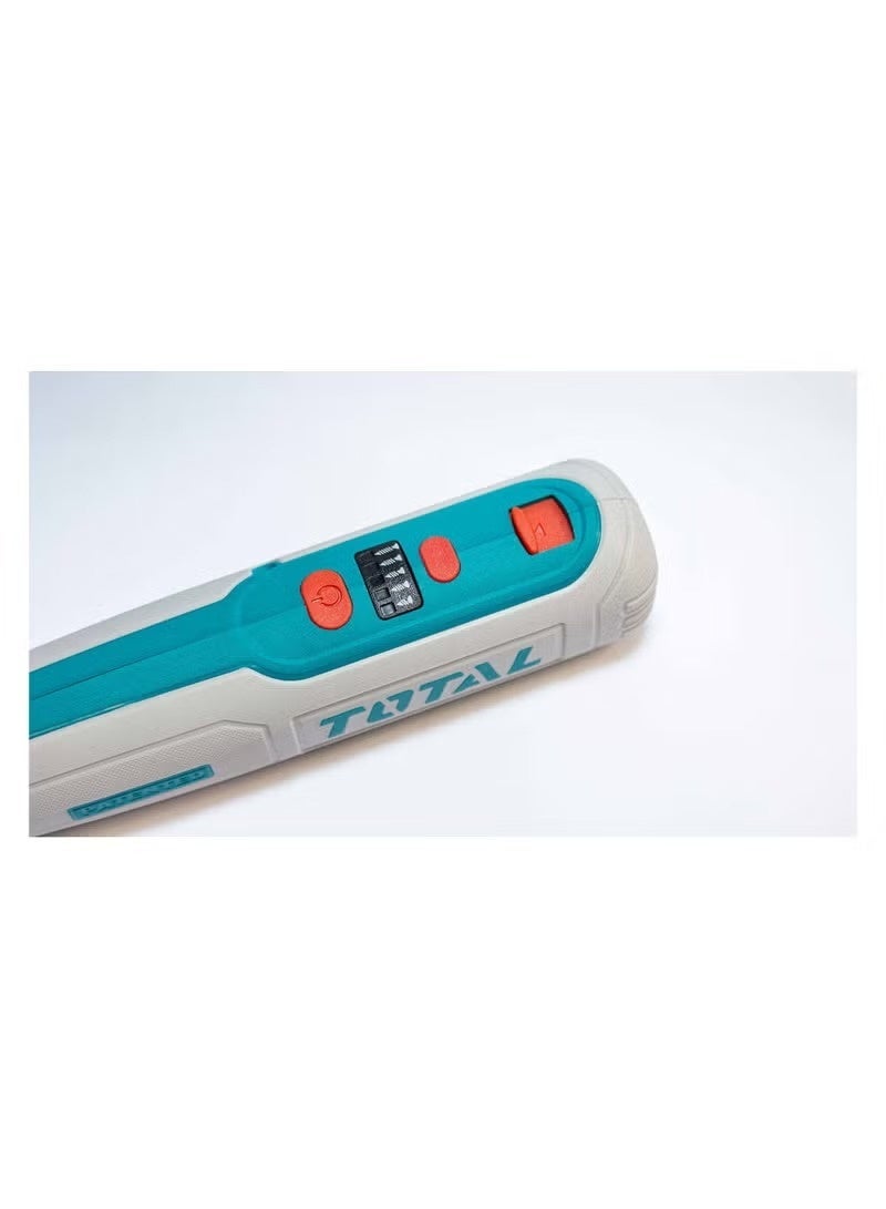 TOOTAL TOTAL 4V Cordless Screwdriver Set with Multiple Bits – Electric Power Screwdriver Model TSDLI0403 - Image 2