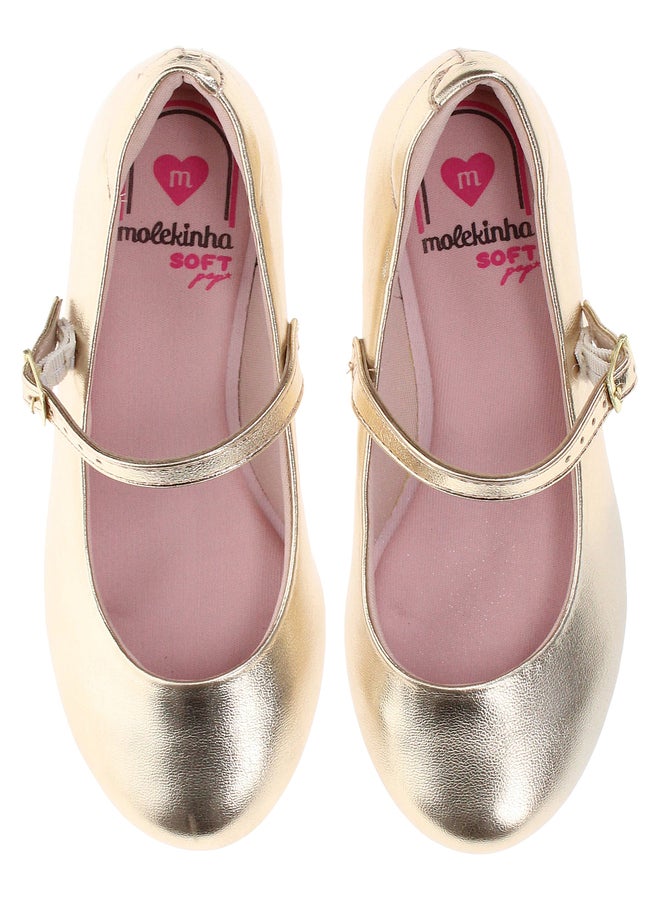 MOLEKINHA Solid Mid Heel Ballerinas - Image 2