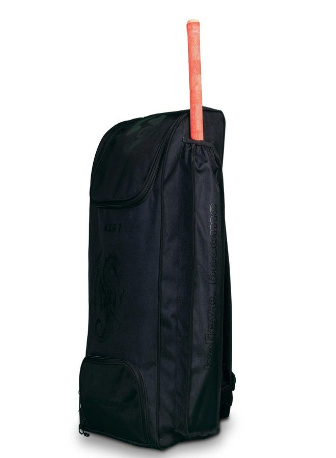 SG KLR Junior Duffle Cricket Kit Bag – Black | Lightweight, Spacious, Durable | Ideal for Young Players to Carry Full Cricket Gear Easily - Image 1