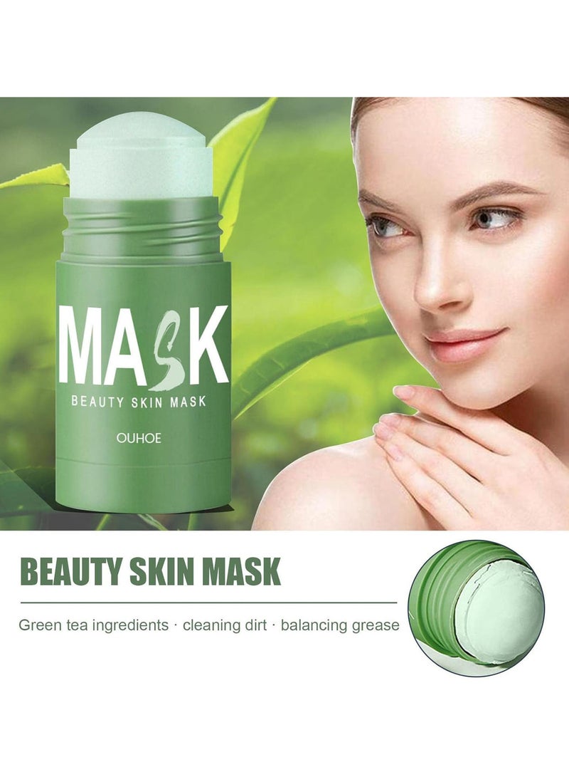 GGOOT Green Tea Cleansing Stick - Blackhead Remover with Green Tea Extract,Blackhead Remover, Poreless Deep Cleanse Stick Oil Control Face Stick Skin Detoxifying for Most Skin Types - Image 3
