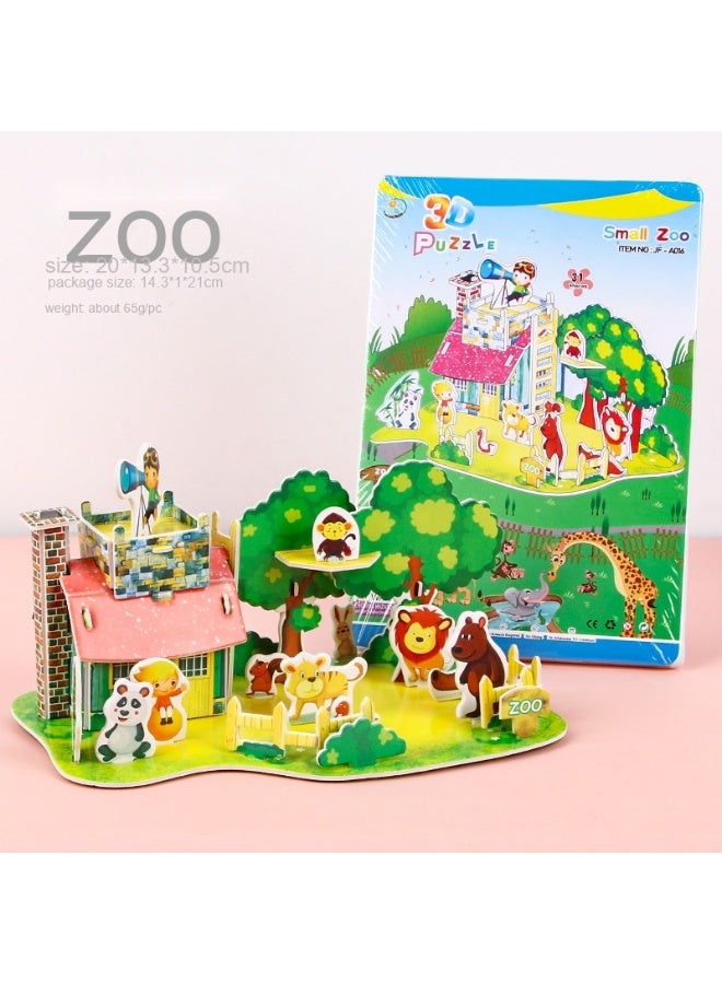 نموذج ألغاز يدوية ثلاثية الأبعاد للأطفال ------ ألعاب تعليمية مفيدة للأطفال DIY