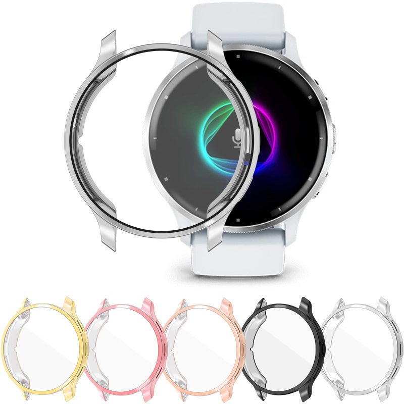 RICHONE [5Pack] RICHONE Screen Protector Compatible with Venu 3S GPS Smartwatch 41mm Case for Garmin Venu 3S Cases Resist Scratched Full Covers Flexible TPU Screen Protectors - Image 1