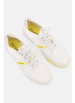 COLE HAAN Women Medium ZG Winner Lace Up Casual Shoes, White Combo  - Image 4