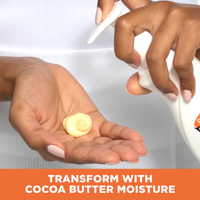 PALMER'S لوشن بالمرز لصيغة زبدة الكاكاو للعناية اليومية بالبشرة خالي من العطور للبشرة الجافة، لوشن للجسم بدون رائحة، زجاجة مضخة، 13.5 أونصة سائلة (عبوة من 3)  - Image 5