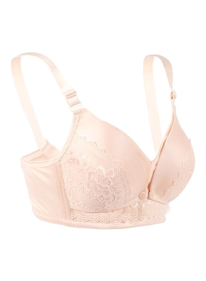 حمالة صدر للرضاعة كاملة الكوب، بيج، L