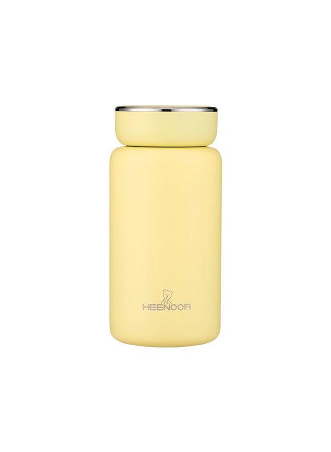 Heenoor Insulated Cup Women's 316l Stainless Steel Water Cup High Value Portable Pocket Cup Xn-9673 Sunflower Yellow 190ml - Image 4