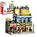 ENJBRICK Flowers City Hotel House Building Kit for Adutls Creator Building Toy Set with Apartmant and Shops for Girls and Adults 1464 pcs - Image 4