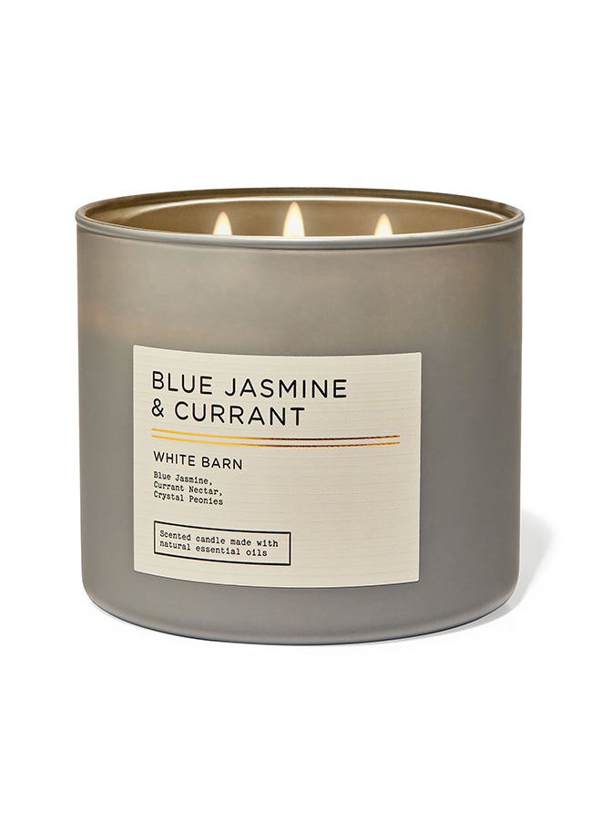 Bath & Body Works - Blue Jasmine And Currant 3-Wick Candle - Image 1