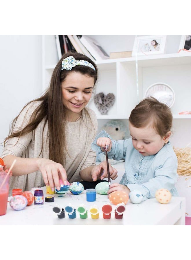BAGTeck 36 Empty Paint Pots with Lids, 5 ml/0.17 OZ Clear Empty Storage Paint Containers,Mini Painting Cup Arts Crafts Containers for Summer Camp Kids Classrooms Schools Paintings Art Festivals etc - Image 2