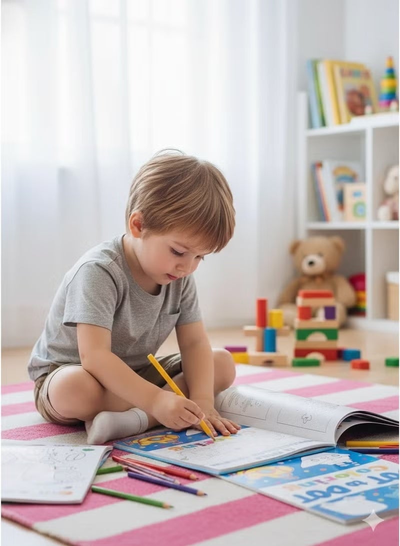 Saudi Select Kids Dot to Dot Coloring Book - Fun and Educational Drawing & Painting Supplies for Toddlers and Preschoolers - Image 2