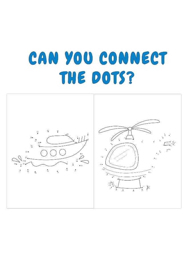 Saudi Select Kids Dot to Dot Coloring Book - Fun and Educational Drawing & Painting Supplies for Toddlers and Preschoolers - Image 5