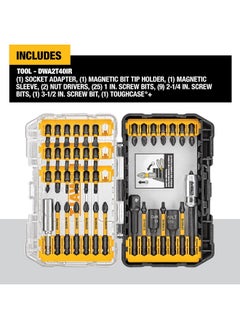 DEWALT Dewalt Screwdriver Bit Set, Impact Ready, Flextorq, 40-Piece  - Image 2